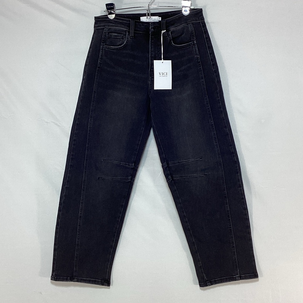 NWT Vici Men's Dark Gray Relaxed Jeans size 28